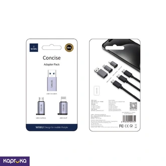 Wiwu Wic031 Concise Adapter Pack  Online for none