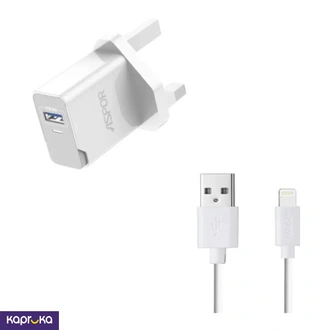 Aspor A827 3 Pin Dock And Type C Cable  Online for none
