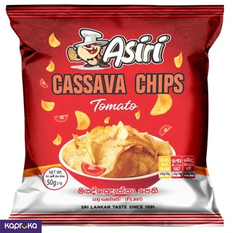 Asiri Cassava Chips Tomato 50g  Online for none