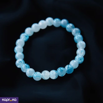 Aqua Blue Agate Beaded Bracelet Buy Jewellery Online for specialGifts