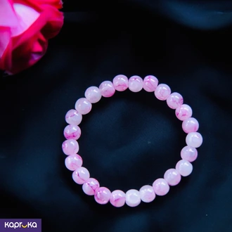 Rose Pink Vein Agate Bracelet Buy Jewellery Online for specialGifts