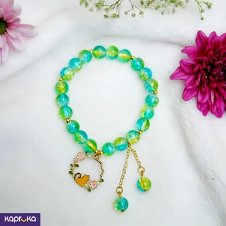 Emerald Forest Kitty Wreath Bracelet Buy Jewellery Online for specialGifts