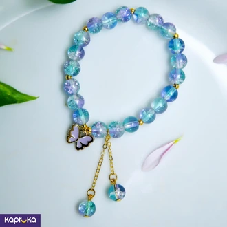 Mystic Aqua Butterfly Quartz Bracelet Buy Jewellery Online for specialGifts