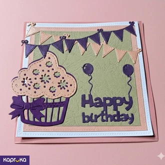 Beautifully Handcrafted Birthday Card For Her Buy Sarah Creation Online for GREETING CARDS