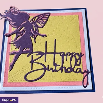 Handmade Fairy Birthday Card A Touch Of Magic For Someone Special Buy Sarah Creation Online for GREETING CARDS