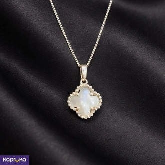 925 Silver Natural Mother Of Pearl Womens Pendant With Chain And Chain Necklace Buy Jewellery Online for specialGifts