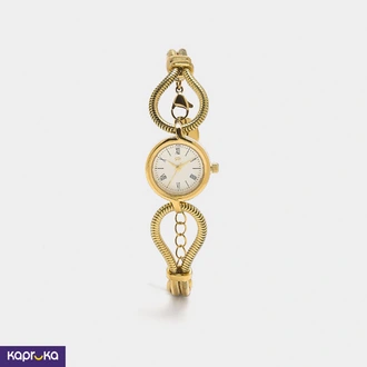 Portugal Parfois Brand Gold plated Watch with Stainless Steel Mesh Strap Bracelet Buy Jewellery Online for specialGifts