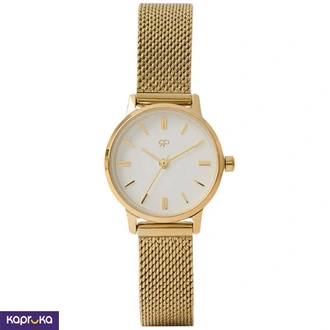Portugal Parfois Brand Gold plated Watch with Stainless Steel Mesh Strap Bracelet Buy Jewellery Online for specialGifts