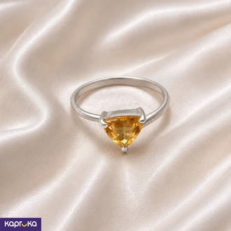 925 Silver Natural Yellow Citrine Womens Ring Buy Jewellery Online for specialGifts