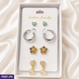 Bqueen Brand Fashion 4 Pcs Earring Set Buy Jewellery Online for specialGifts