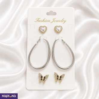 Bqueen Brand Fashion 3 Pcs Earring Set Buy Jewellery Online for specialGifts