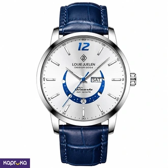Louie Juelen Quartz  Genuine Leather Strap Gents Watch Buy Jewellery Online for specialGifts