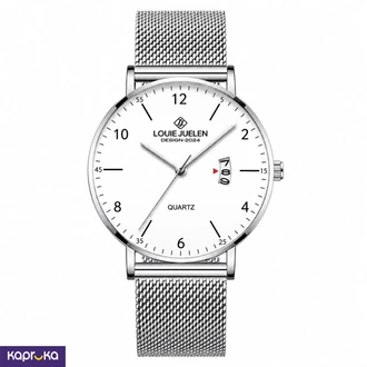 Louie Juelen Quartz  Stainkess Steel Mesh Strap Gents Watch Buy Jewellery Online for specialGifts