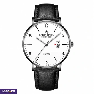Louie Juelen Quartz Genuine Leather Strap Gents Watch Buy Jewellery Online for specialGifts