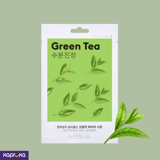 Missha Airy Fit Sheet Mask Green Tea 1ea  Online for none