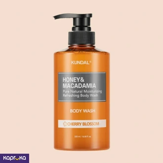 Kundal Honey And Macadamia Pure Natural Moisturizing Refreshing Body Wash Cherry Blossom 500ml Korean Skincare Buy Cosmetics Online for specialGifts