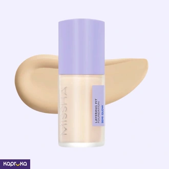 Missha Layering Fit Foundation Semi Glow 23 Sand 35ml Buy Cosmetics Online for specialGifts