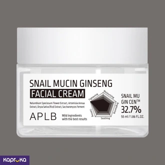Aplb Snail Mucin Ginseng Facial Cream 55ml Korean Skincare Buy Cosmetics Online for specialGifts