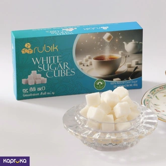 Rubik White Sugar 120 Cubes 480g  Online for none
