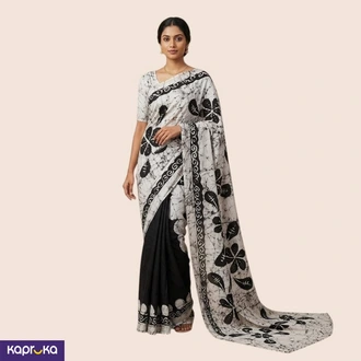 Kky Batik Handmade Elegant Cotton Saree  Online for none