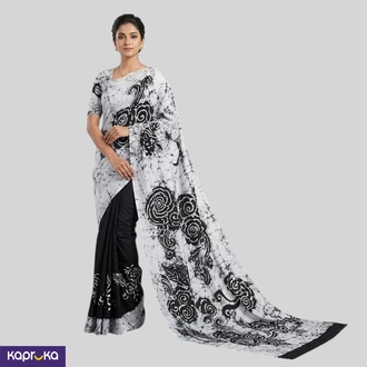 Kky Batik Handmade Elegant Cotton Saree Buy Clothing and Fashion Online for specialGifts