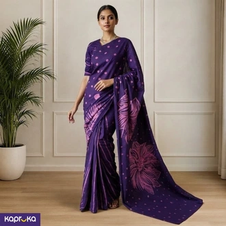 Elegant Purple And Pink Sri Lankan Batik Cotton Saree Buy Clothing and Fashion Online for specialGifts