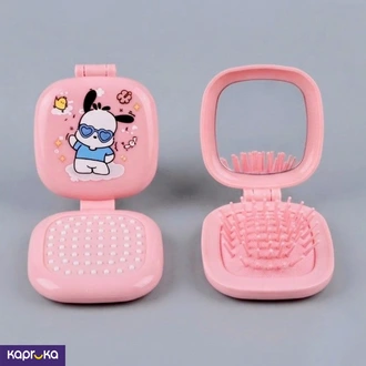 Pochacco 2 In 1 Foldable Pocket Hair Brush And Mirror  Online for none