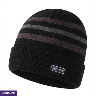 Striped Thermal Fleece Lined Beanie Hat Buy Fashion | Handbags | Shoes | Wallets and More at Kapruka Online for specialGifts