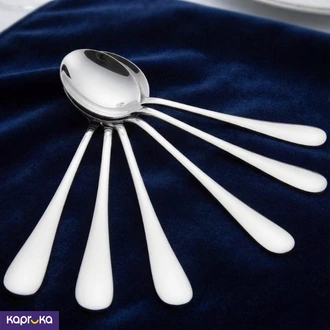 Heavy Duty Stainless Steel  Round Head Dinner Spoons set 6pcs Spoons Buy Household Gift Items Online for specialGifts
