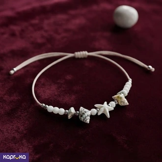 Star fish Coastal Natural Sea shell Anklets Buy KKY Batik Online for JEWELRY/WATCHES