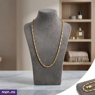 Premium Men Gold Tone Bar Link Chain Buy ia-batik Online for JEWELRY/WATCHES