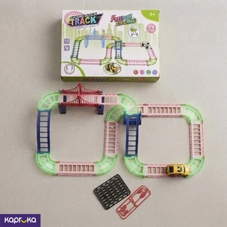 Diy Building Block Track City Set  73 Pcs Buy KKY Batik Online for KIDS TOYS