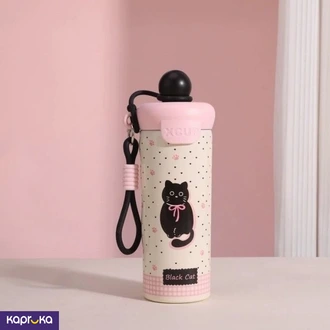 Adorable Black Cat Insulated Cool And Hot Water Bottle Buy childrens Online for specialGifts