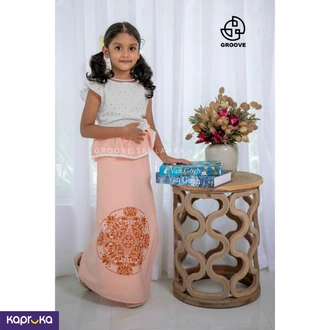 Bloom Orange Traditional Kids Lungi Buy None Online for CLOTHING