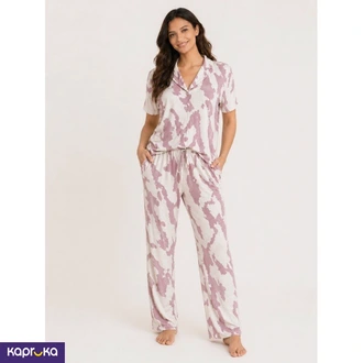 Adalyn Classic Long Pj Set In Dusty Rose  Online for none
