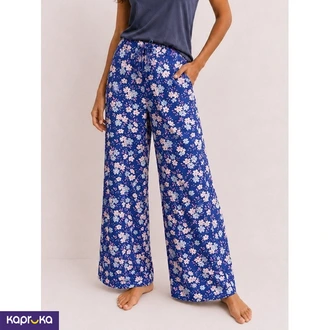 Amara Wide Leg And Lon Pant In Navy Floral  Online for none