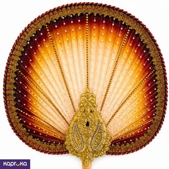 Gold Beadwork And White Pearl Decarative Gold Color Watapatha Buy Moonveil Pearls Online for RELIGIOUS