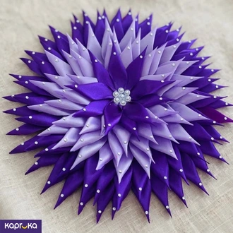 Handmade Puja Flower In Deep Purple And Lavender Color  Online for none