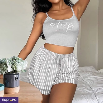Ladies Shorts Set Sleepwear Camisole  Online for none