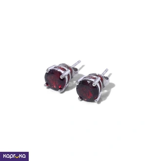 Red Garnet Studs Earring - SIHINA - Women`s Jewelry  Online for none