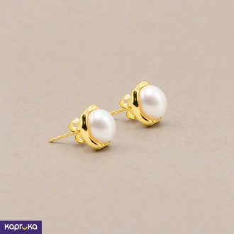 Pearl Stud Earrings - sihina - Women`s Jewelry  Online for none