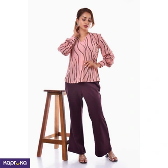 Bloom V Neck Top - Women`s Puff Sleeve Blouse Sri Lanka  Online for none