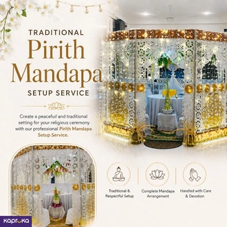 Traditional Pirith Mandapa Setup Service