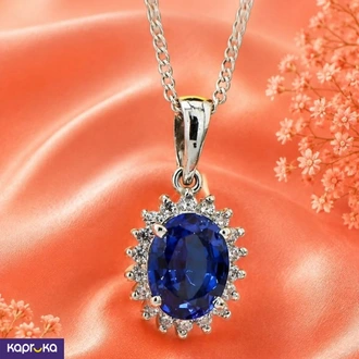 Azure Radiance Pendent With Chain Buy Jewellery Online for specialGifts