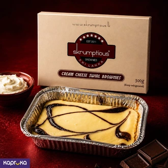 Cream Cheese Swirl Brownie 300g - Skrumptious Sri Lanka  Online for none