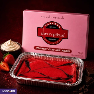 Strawberry Cream Swirl Brownie 300G  Online for none