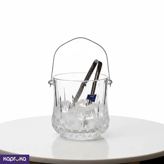 High Quality Diamond Cut Crystal Design Glass Ice Bucket  Online for none