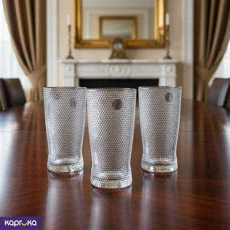 Red Cherry Premium Glass Cup 340ml 6pcs Set Buy ABM Multy Traders Online for HOUSEHOLD