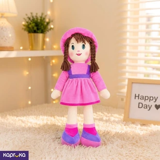 Pink Fashion Rag Doll Soft Plush Toy, Brown Braids 24` Sri Lanka  Online for none