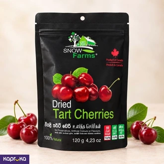 Snow Farms Dried Tart Cherries 120g Buy Global Harvest Pvt Ltd Online for Fruits